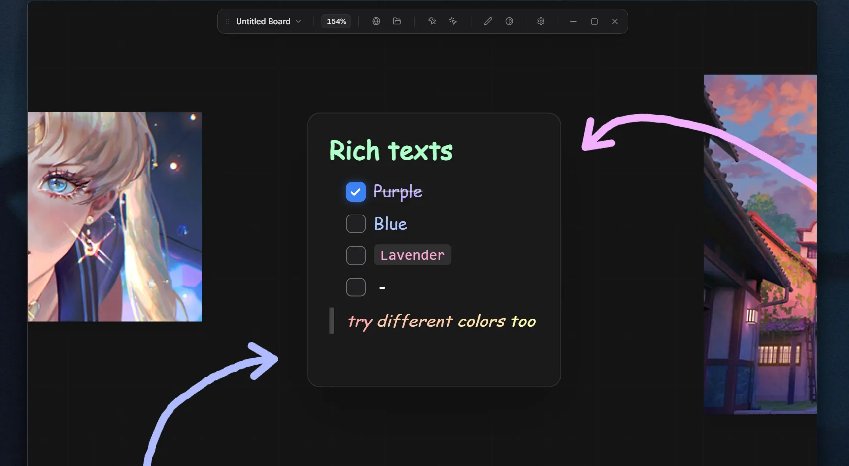 text notes