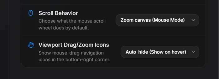 trackpad drag
